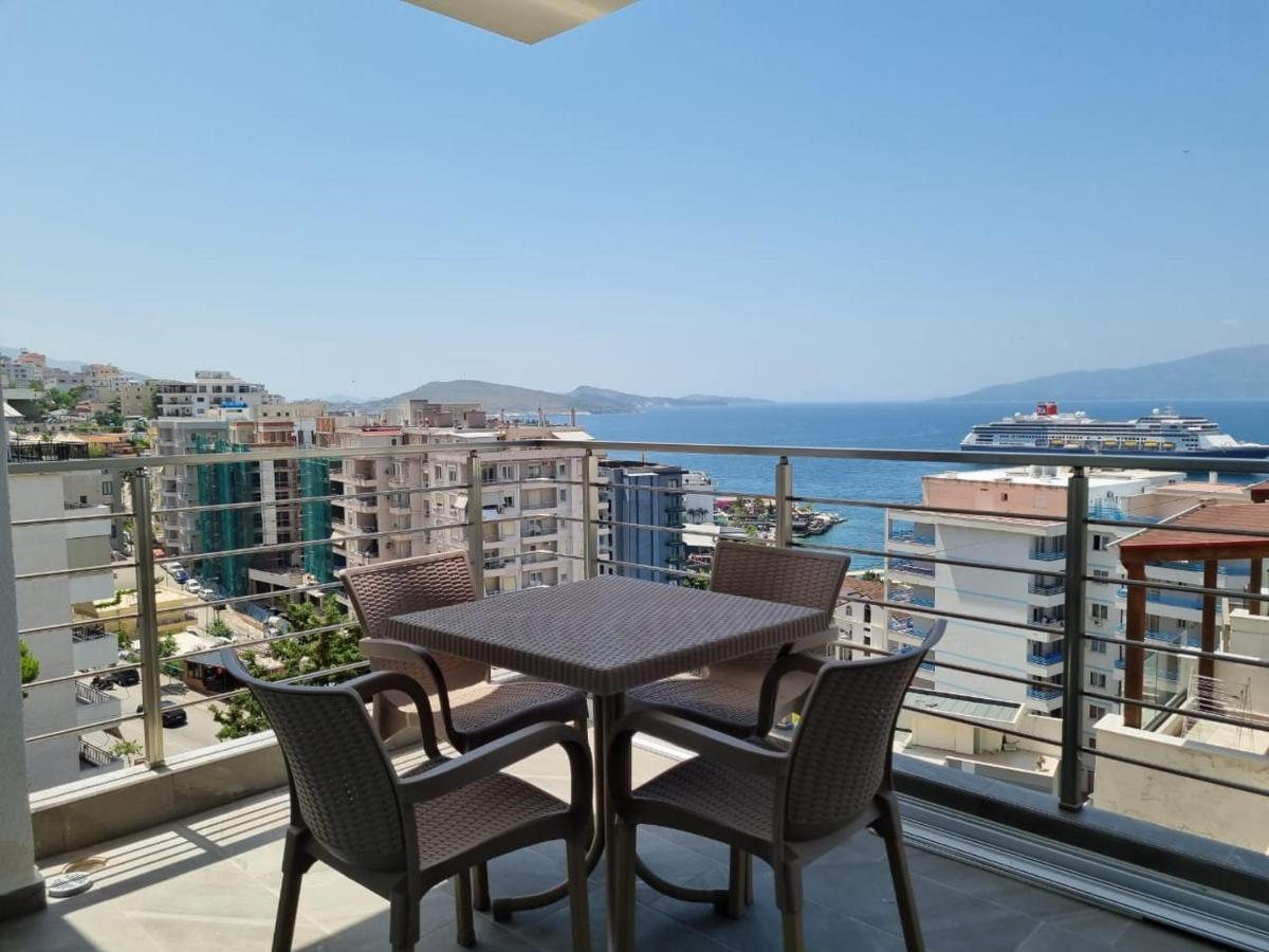 Panoramic Sea View Apartment Sarandë Exteriör bild
