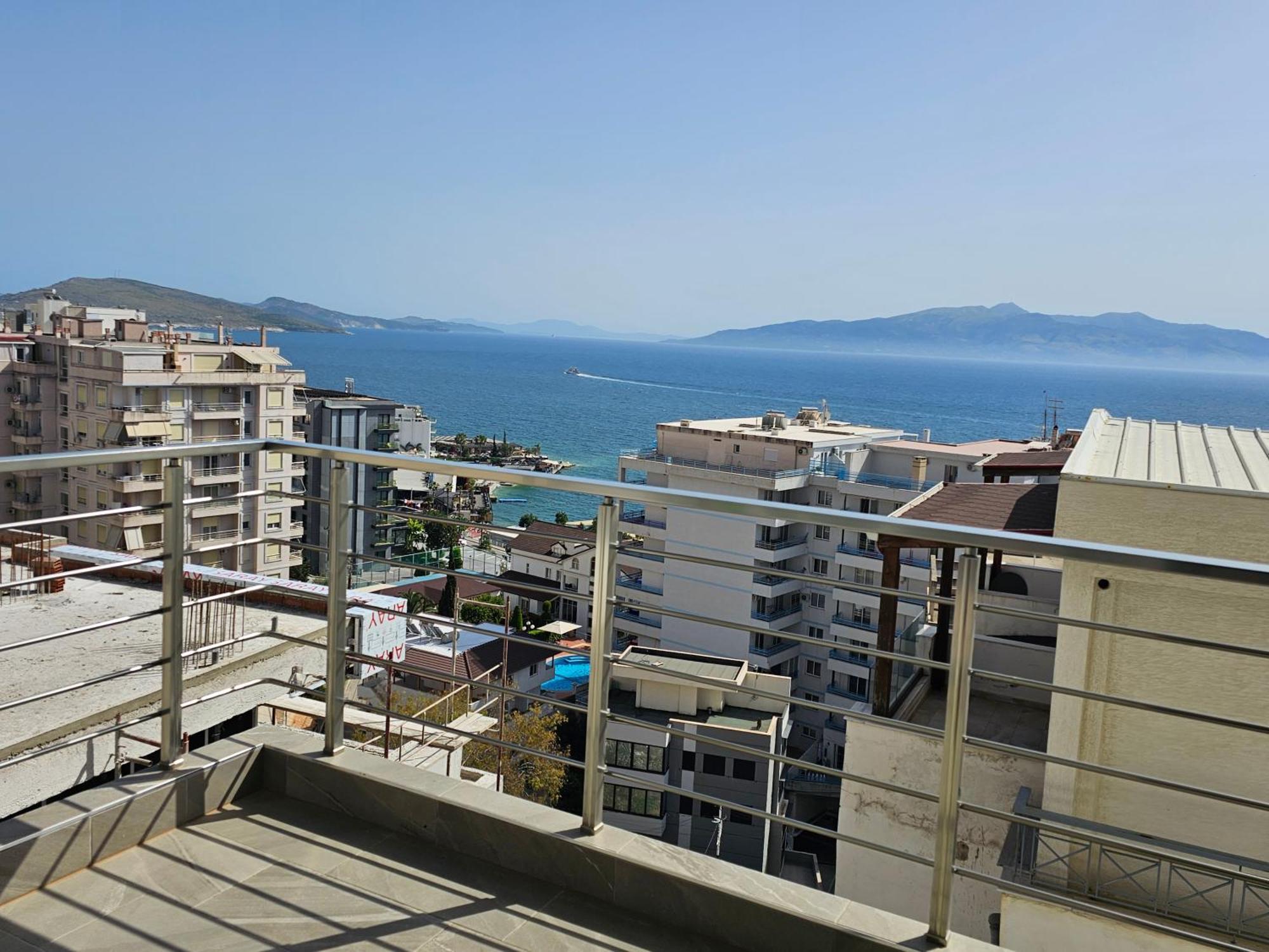 Panoramic Sea View Apartment Sarandë Exteriör bild