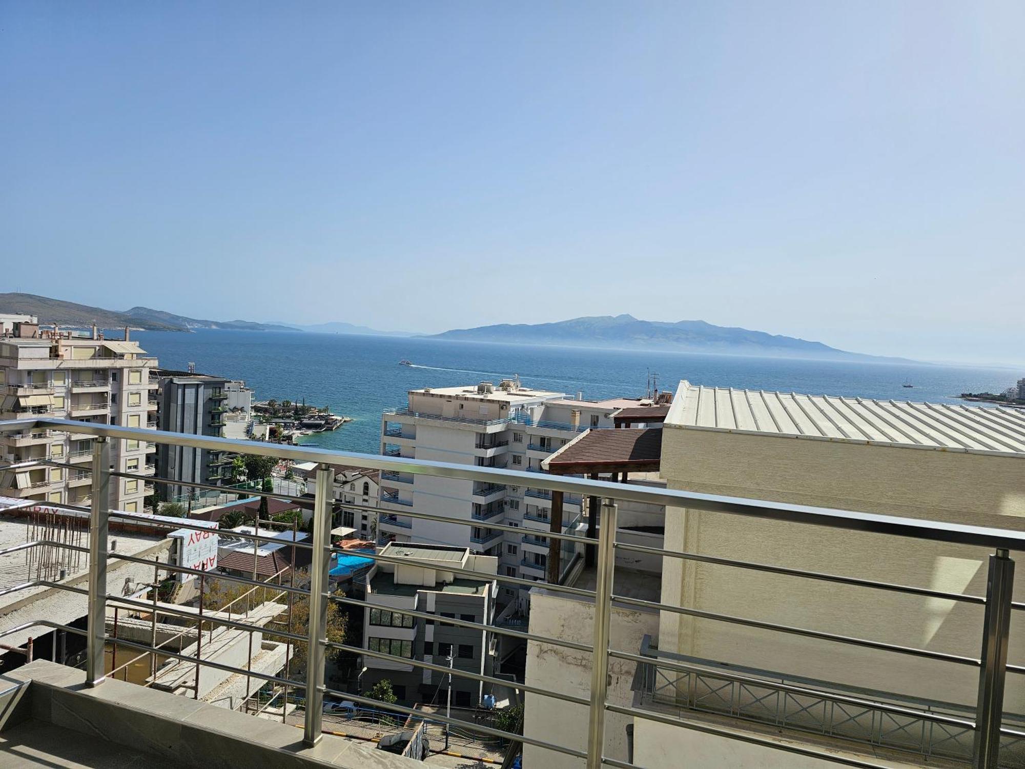 Panoramic Sea View Apartment Sarandë Exteriör bild